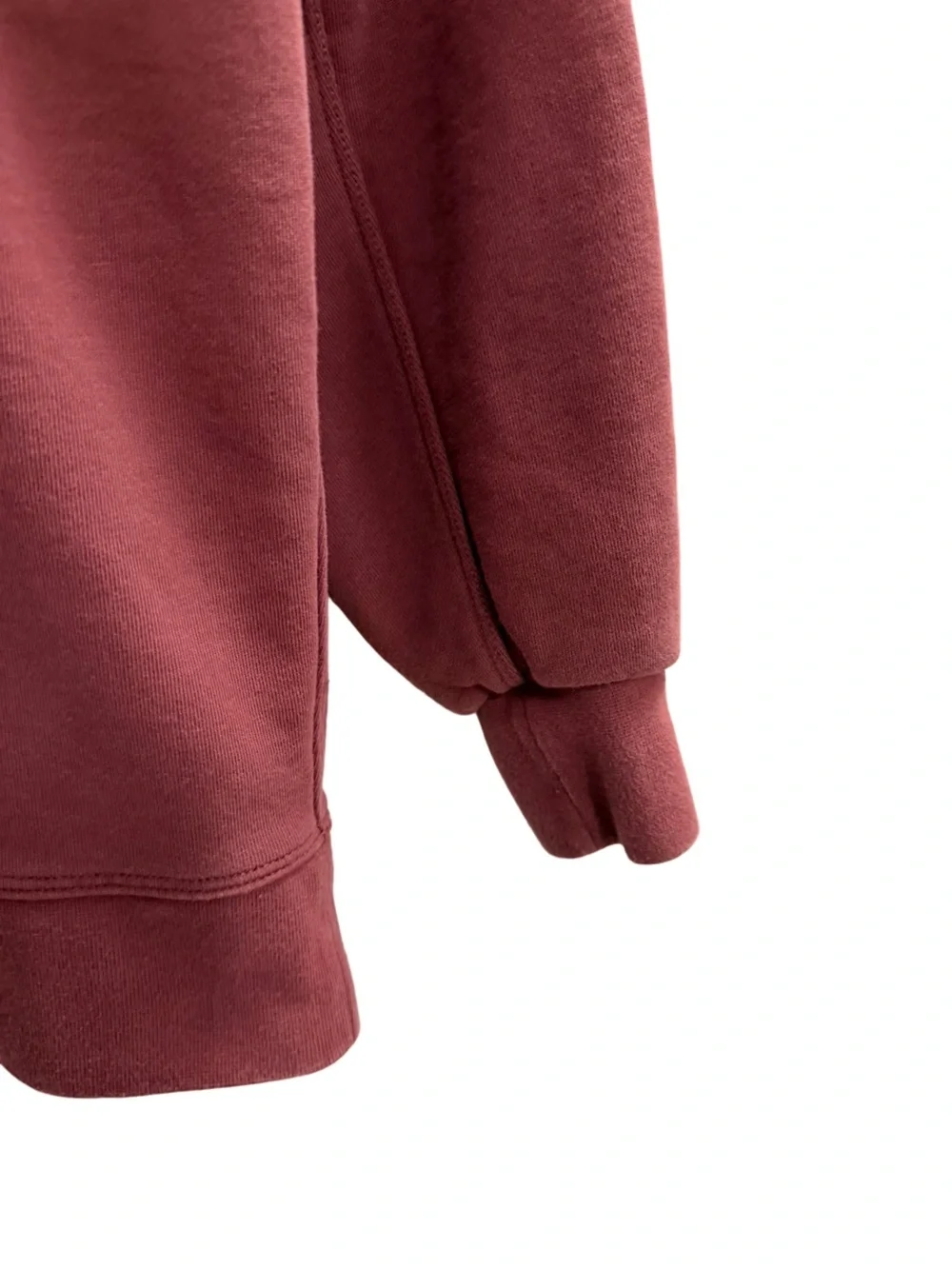 LULULEMON Perfectly Oversized Crew Smoky Red Estimated Size 8